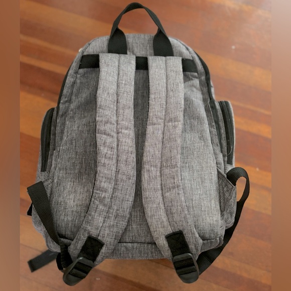 BB Gear Baby Boom Backpack Diaper Bag Gray - Picture 13 of 15